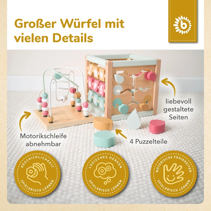 MOTORIKWÜRFEL BERRY FSC®
