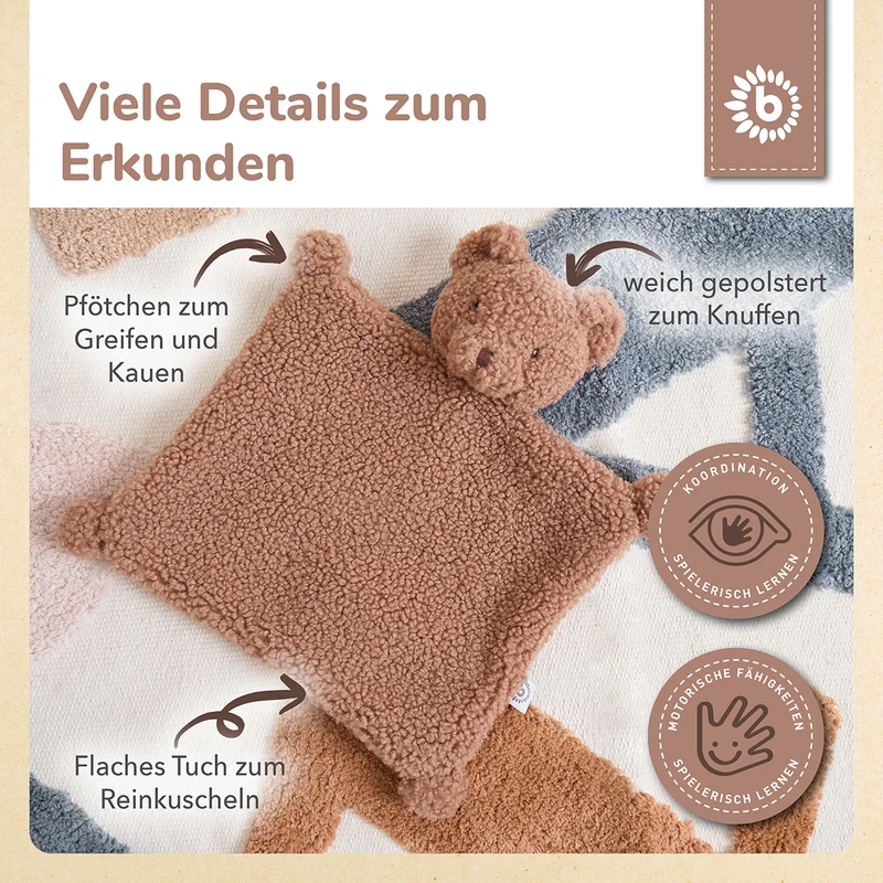 SCHMUSETUCH BÄR MIKA