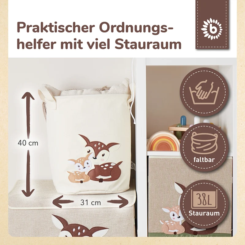 Aufbewahrungskorb Rehe