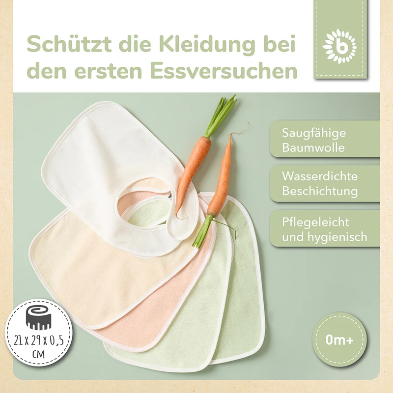 Lätzchen 5er Set Fine