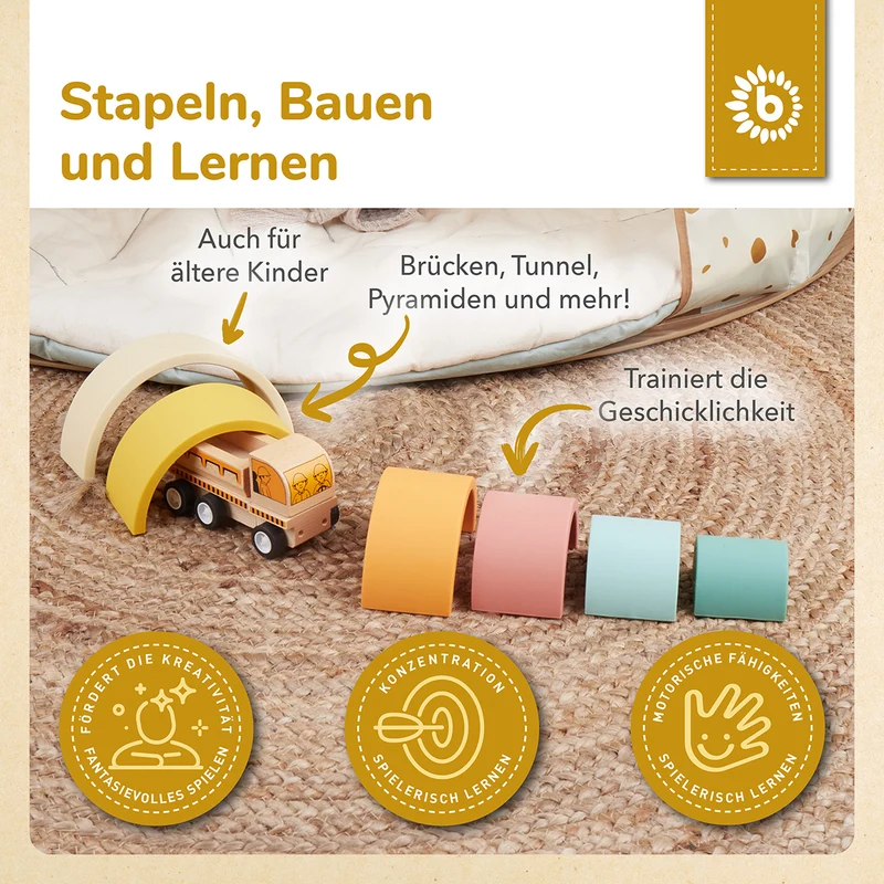 Silikon Regenbogen Tropical Vibes