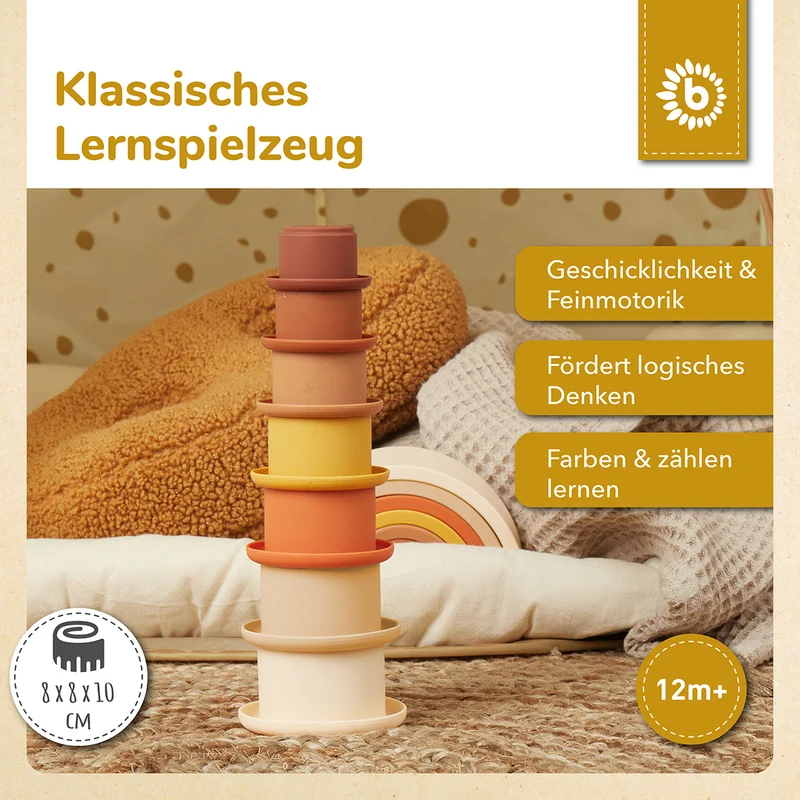 Silikon Stapelbecher Chocolate Bliss