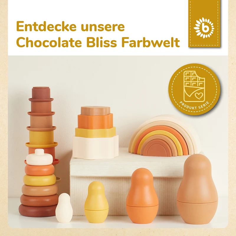 Silikon Stapelbecher Chocolate Bliss