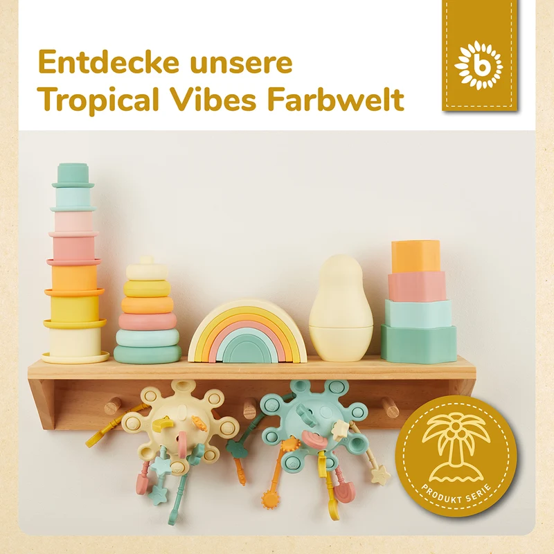 Silikon Stapelturm Tropical Vibes