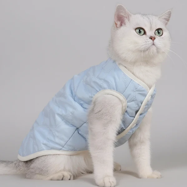 Gilet Doublé Fausse Fourrure Pour Chat