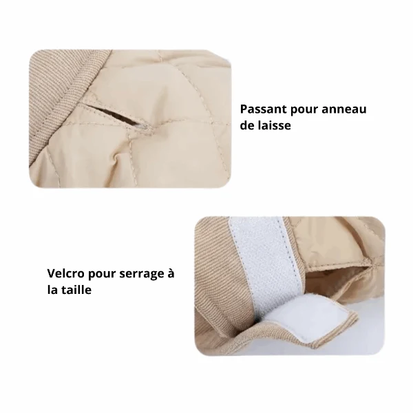 Manteau Hiver Matelassé Pour Teckel