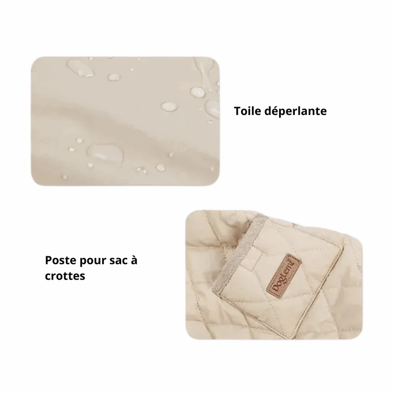 Manteau Hiver Matelassé Pour Teckel