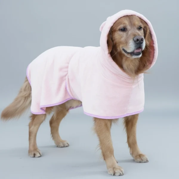 Peignoir Absorbant Séchage Rapide pour Chien