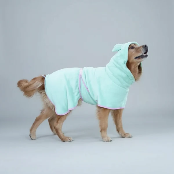 Peignoir Absorbant Séchage Rapide pour Chien