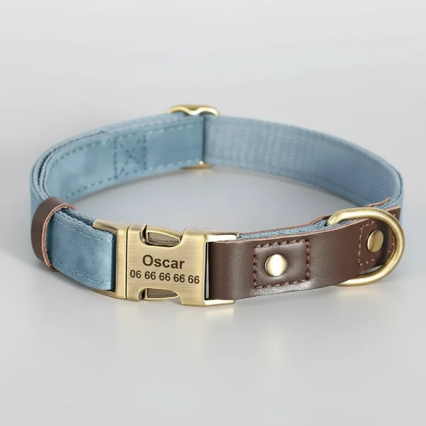 Collier Doux Personnalisable Pour Chien