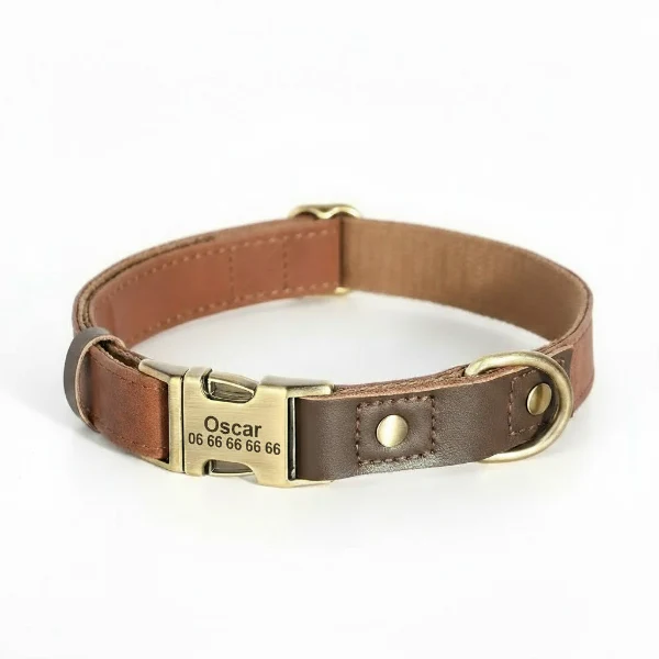 Collier Doux Personnalisable Pour Chien