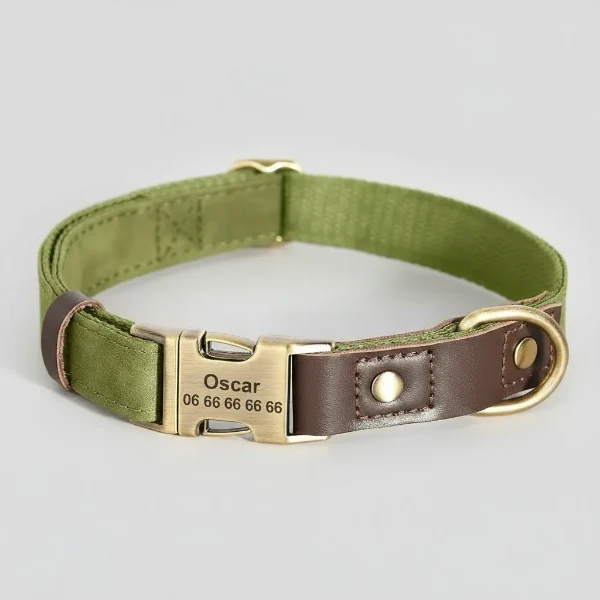 Collier Doux Personnalisable Pour Chien