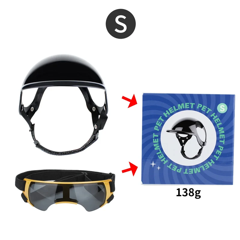 Casque Et Lunette De Soleil Pour Chien