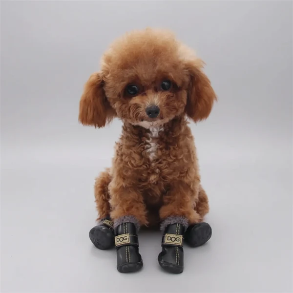 Bottes Fourrées Confortables Pour Petit Chien