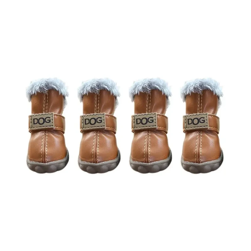 Bottes Fourrées Confortables Pour Petit Chien