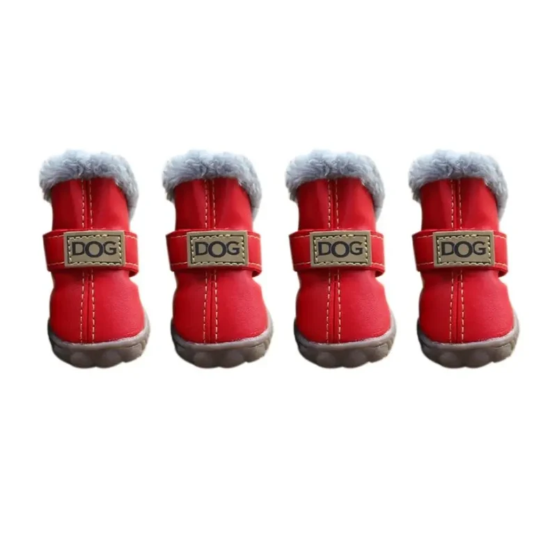 Bottes Fourrées Confortables Pour Petit Chien