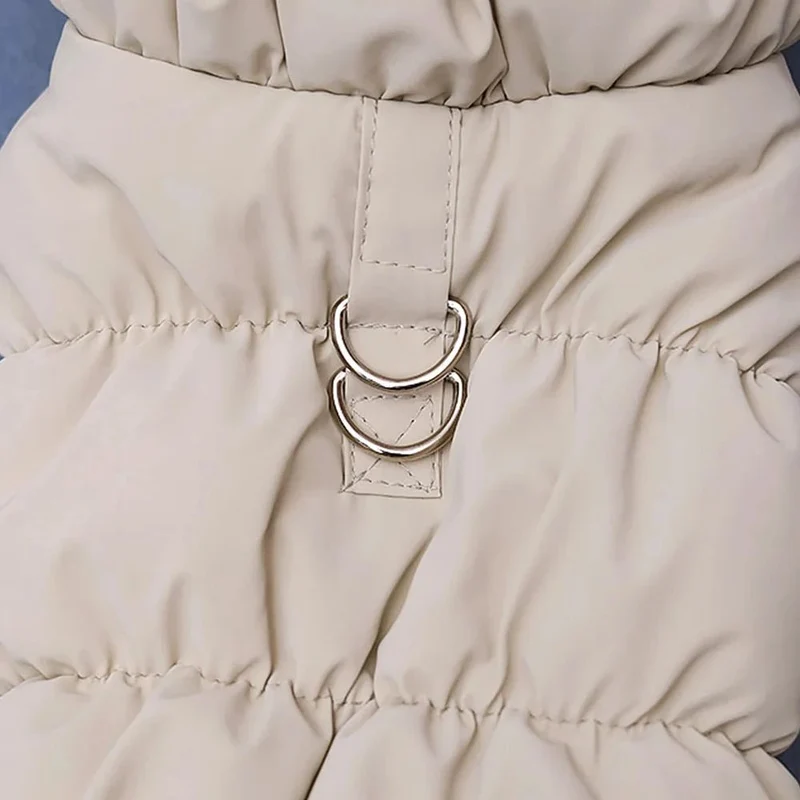 Manteau rembourré doux et chaud pour chat et chien