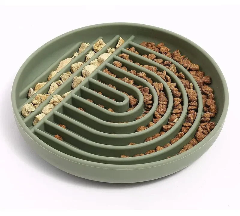 Gamelle Anti Glouton En Silicone Pour Chien