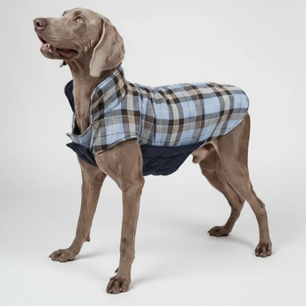 Manteau Réversible Chaud Et Stylé Pour Chien