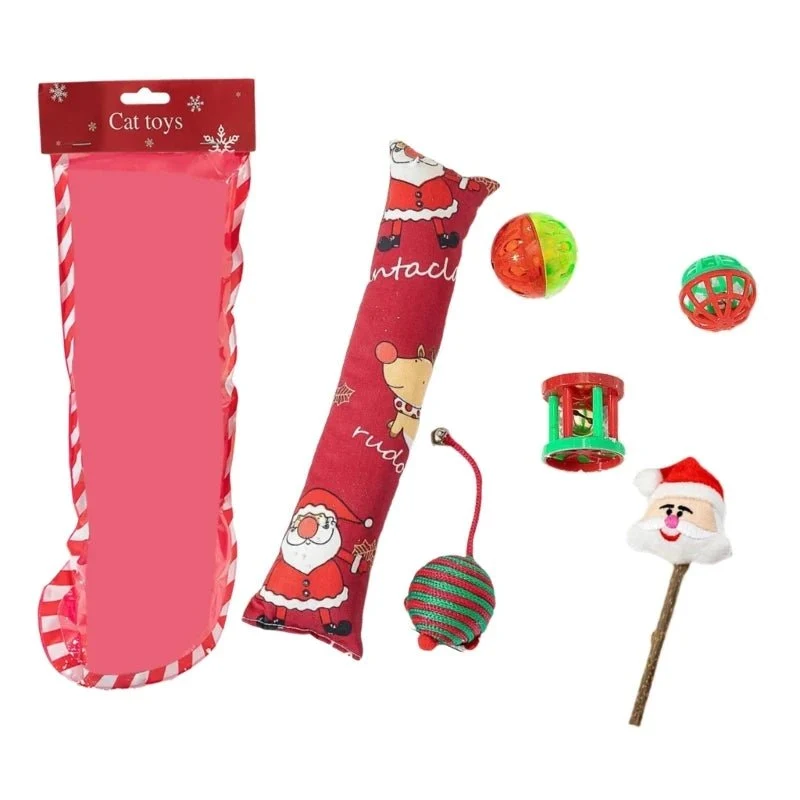Chaussette garnie de Nöel pour chat