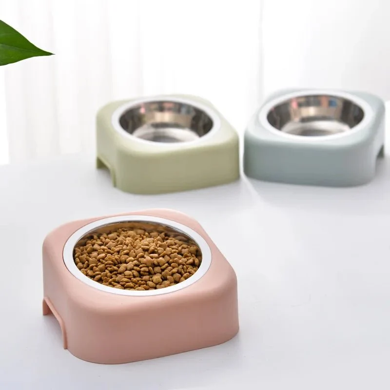 Gamelle d'eau anti-renversement pour chat et chien - Design incliné