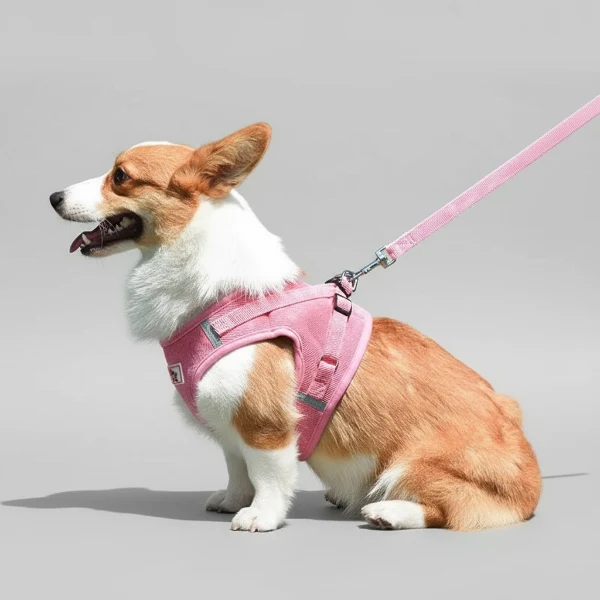 Harnais Pour Petit Chien Velours Côtelé