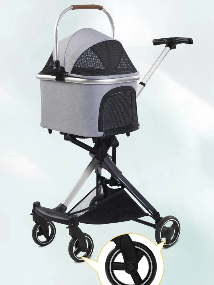 Poussette Pliable Pour Petit Et Moyen Chien
