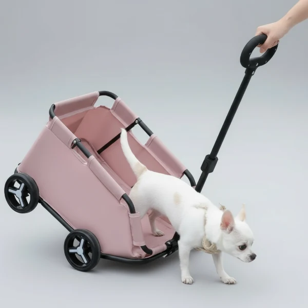 Poussette Pliante Pour Chien Compacte Et Résistante