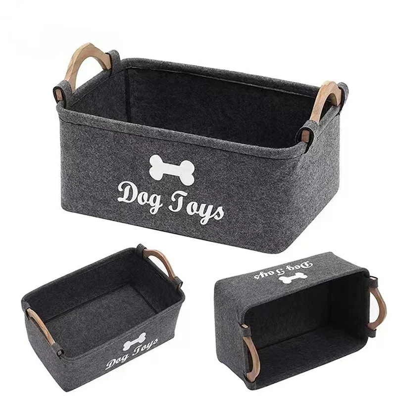 Panier Rangement Jouets Chien Chat - Oscar et Plume
