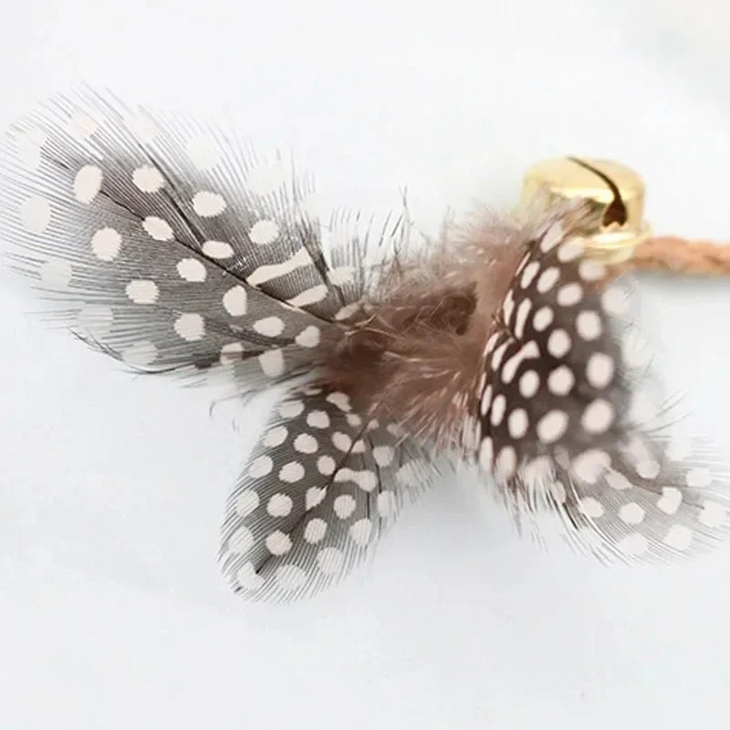 Jouet Avec Plume Et Clochette Pour Chat