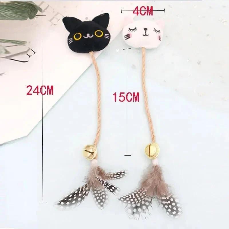 Jouet Avec Plume Et Clochette Pour Chat