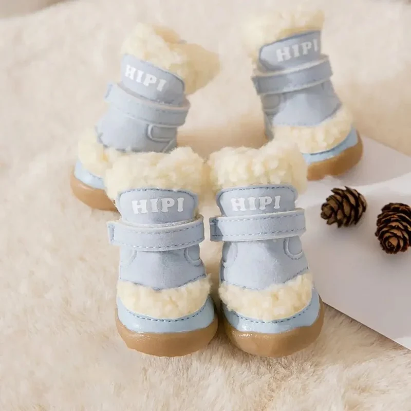Chaussures En Fausse Fourrure Pour Petit Chien