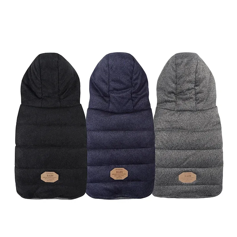 Doudoune Avec Capuche Chaude Pour Chien