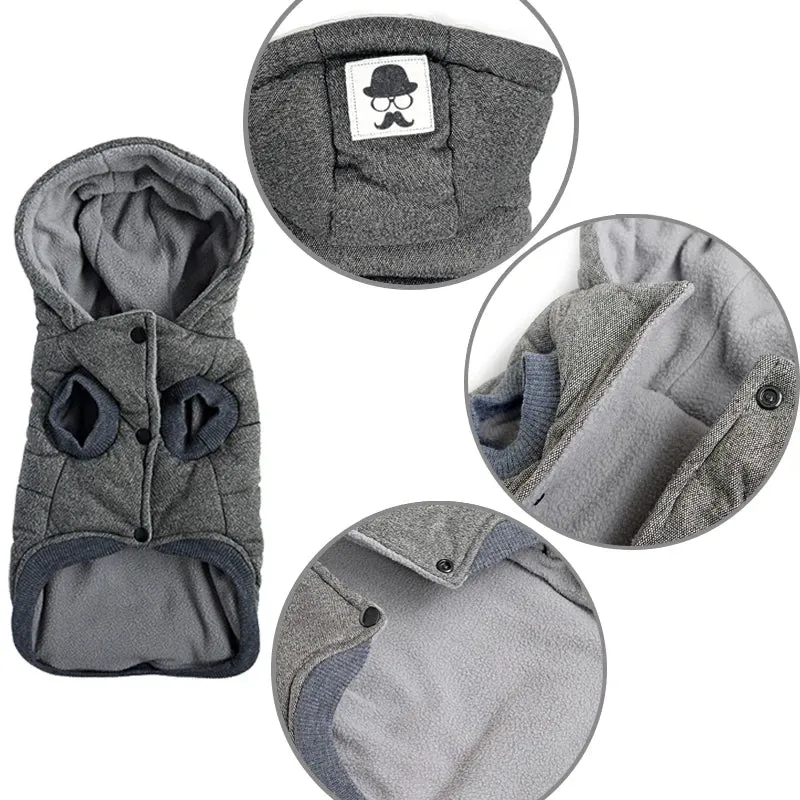 Doudoune Avec Capuche Chaude Pour Chien