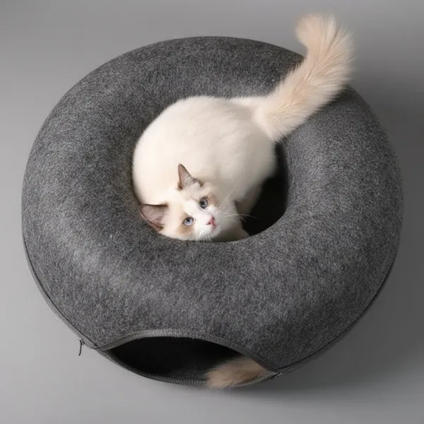 Cocon En Laine Pour Chat Design Et Confortable