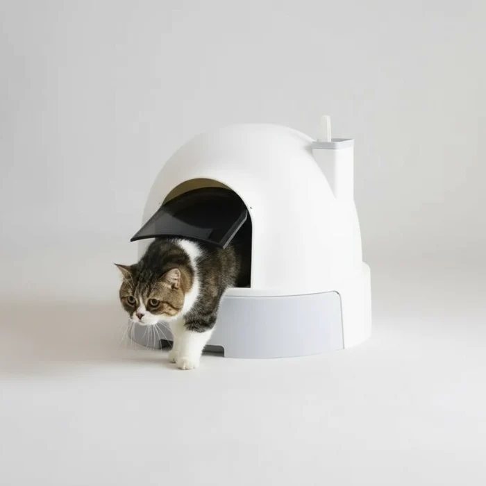 Litière Fermée Design Et Confort Pour Chat