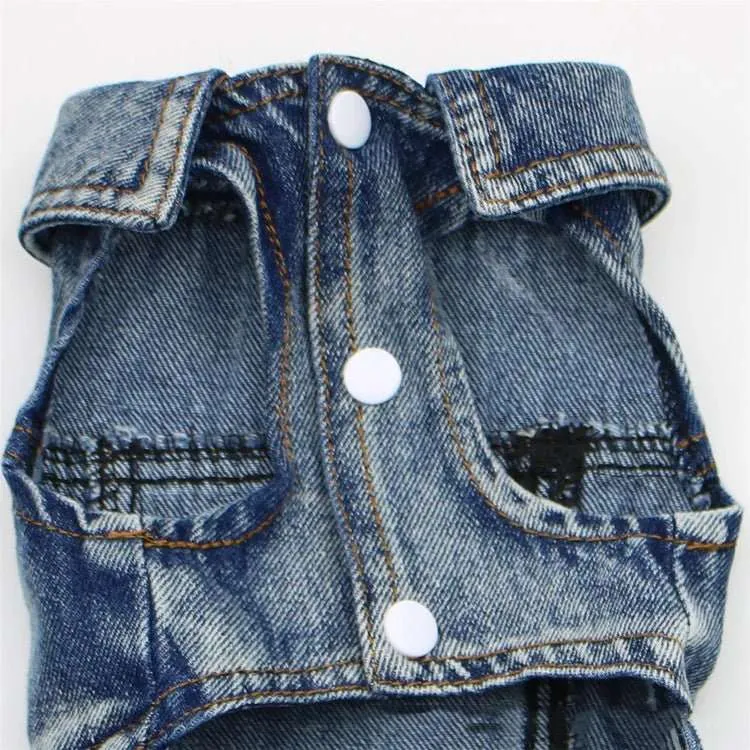 Veste En Jean Pour Chien Confort Durable