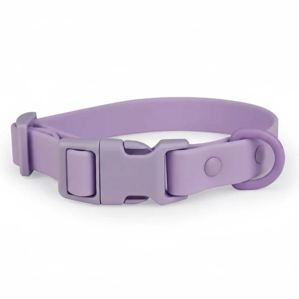Collier en PVC imperméable pour chien, facile à nettoyer