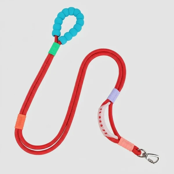 Laisse main libre pour chien avec poignée ergonomique confortable