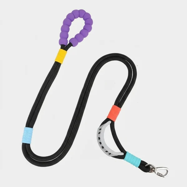 Laisse main libre pour chien avec poignée ergonomique confortable