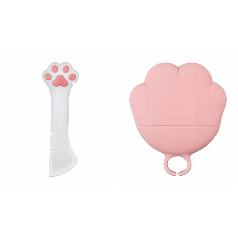 Cuillère En Silicone Chat et Chien Design