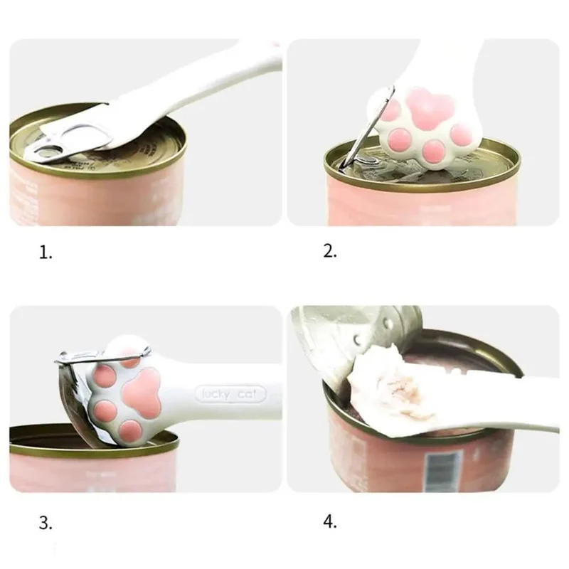 Cuillère En Silicone Chat et Chien Design