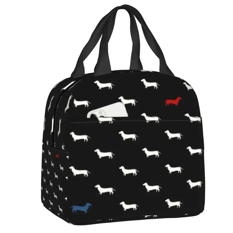 Sac Isotherme Teckel Oscar et Plume - Design Unique
