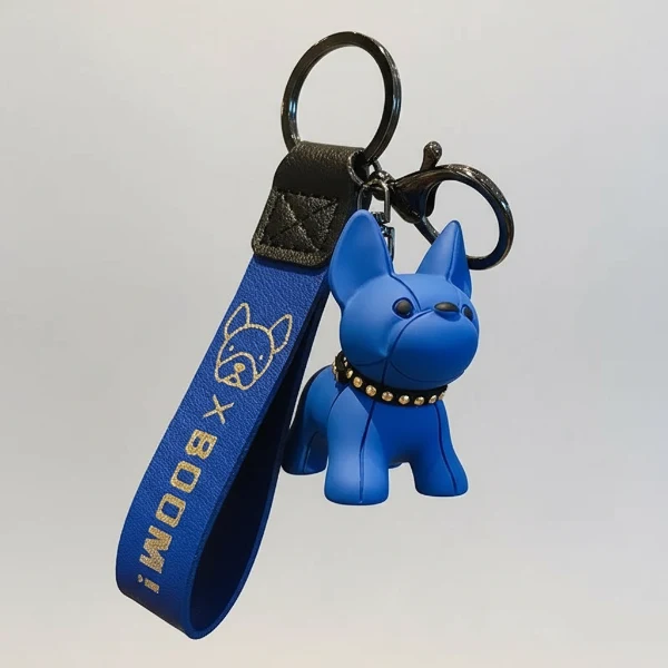 Porte-Clés Design En Forme De Bouledogue