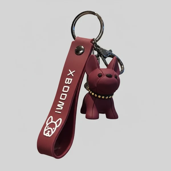 Porte-Clés Design En Forme De Bouledogue