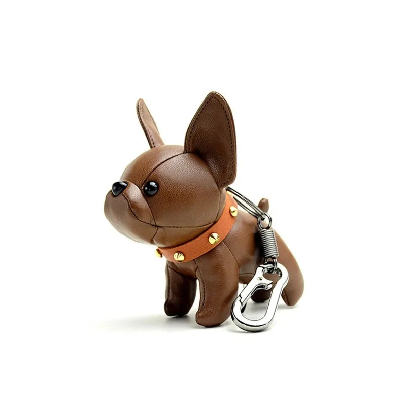 Porte-Clé Bouledogue Design - Accessoire Chic et Résistant