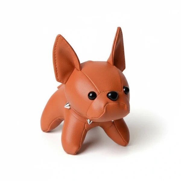 Porte-Clé Bouledogue Design - Accessoire Chic et Résistant