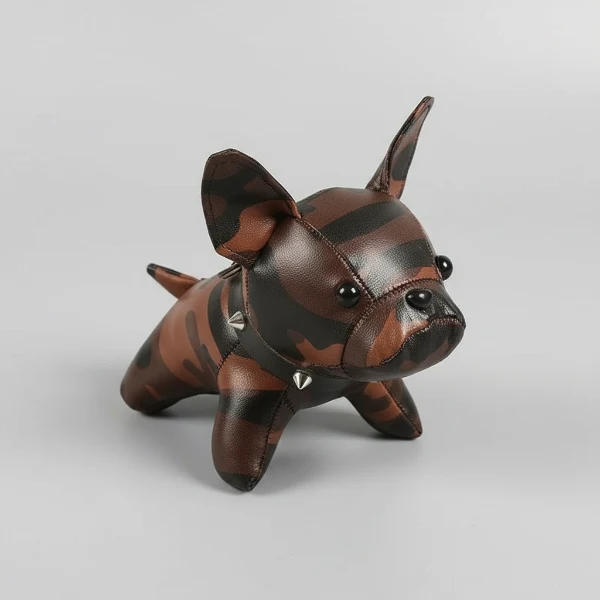 Porte-Clé Bouledogue Design - Accessoire Chic et Résistant
