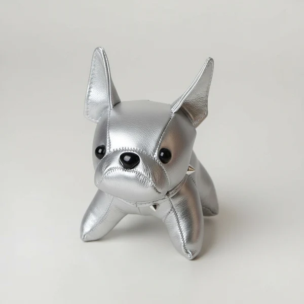 Porte-Clé Bouledogue Design - Accessoire Chic et Résistant
