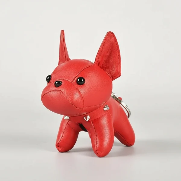 Porte-Clé Bouledogue Design - Accessoire Chic et Résistant